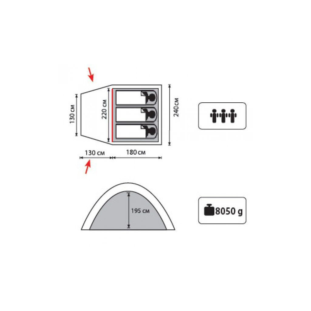 Намет Tramp Anchor 3 (TLT-031.06) - зображення 2