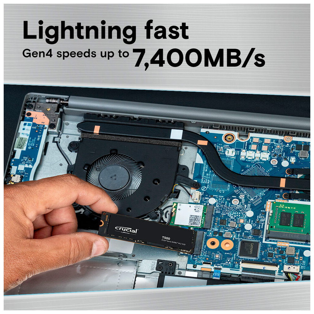 Накопичувач SSD M.2 2280 2TB T500 Micron (CT2000T500SSD8) - зображення 2