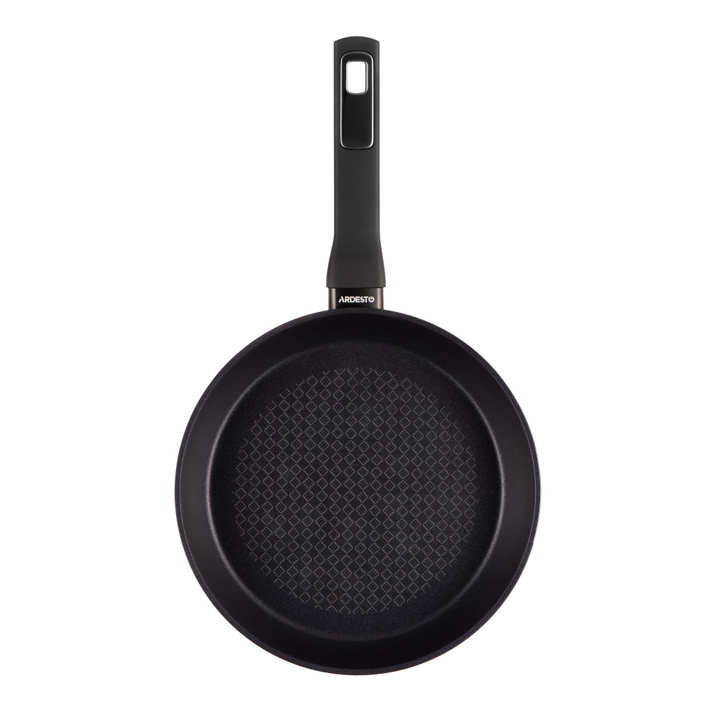 Сковорода Ardesto Gemini Lucca, 24см, алюміній, чорний (AR1924GMI) - зображення 4