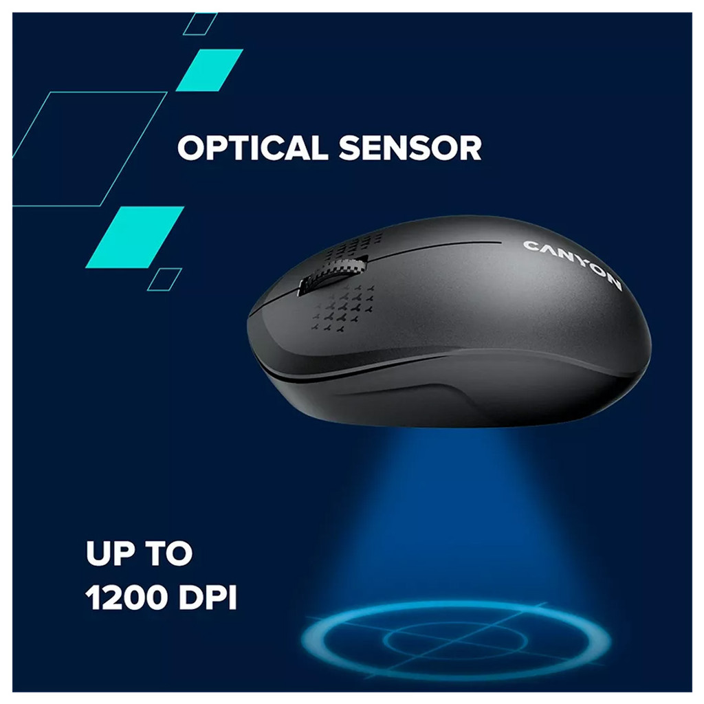 Мишка Canyon MW-04 Bluetooth Black (CNS-CMSW04B) - зображення 7