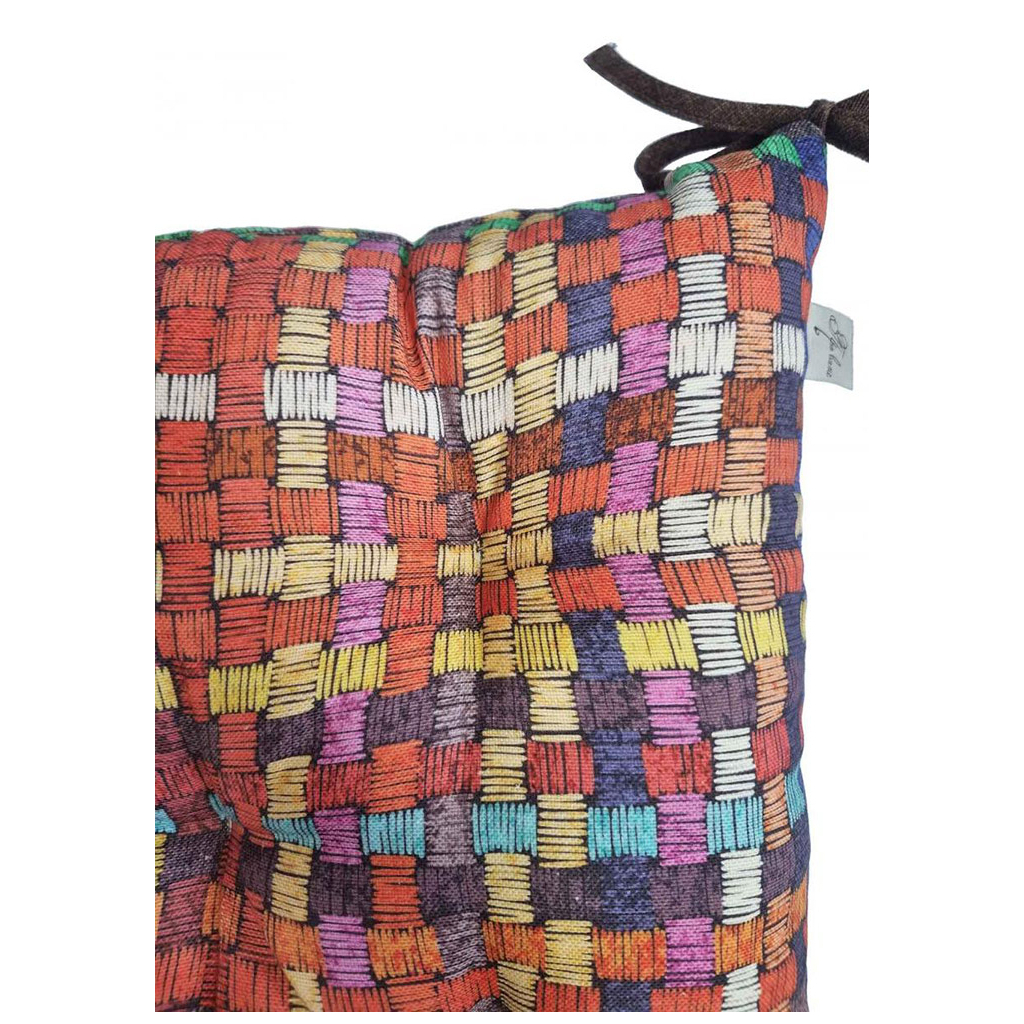 Подушка на стілець Прованс MixPrint 505 рогожка 40х40 см (4823093449909) - зображення 2