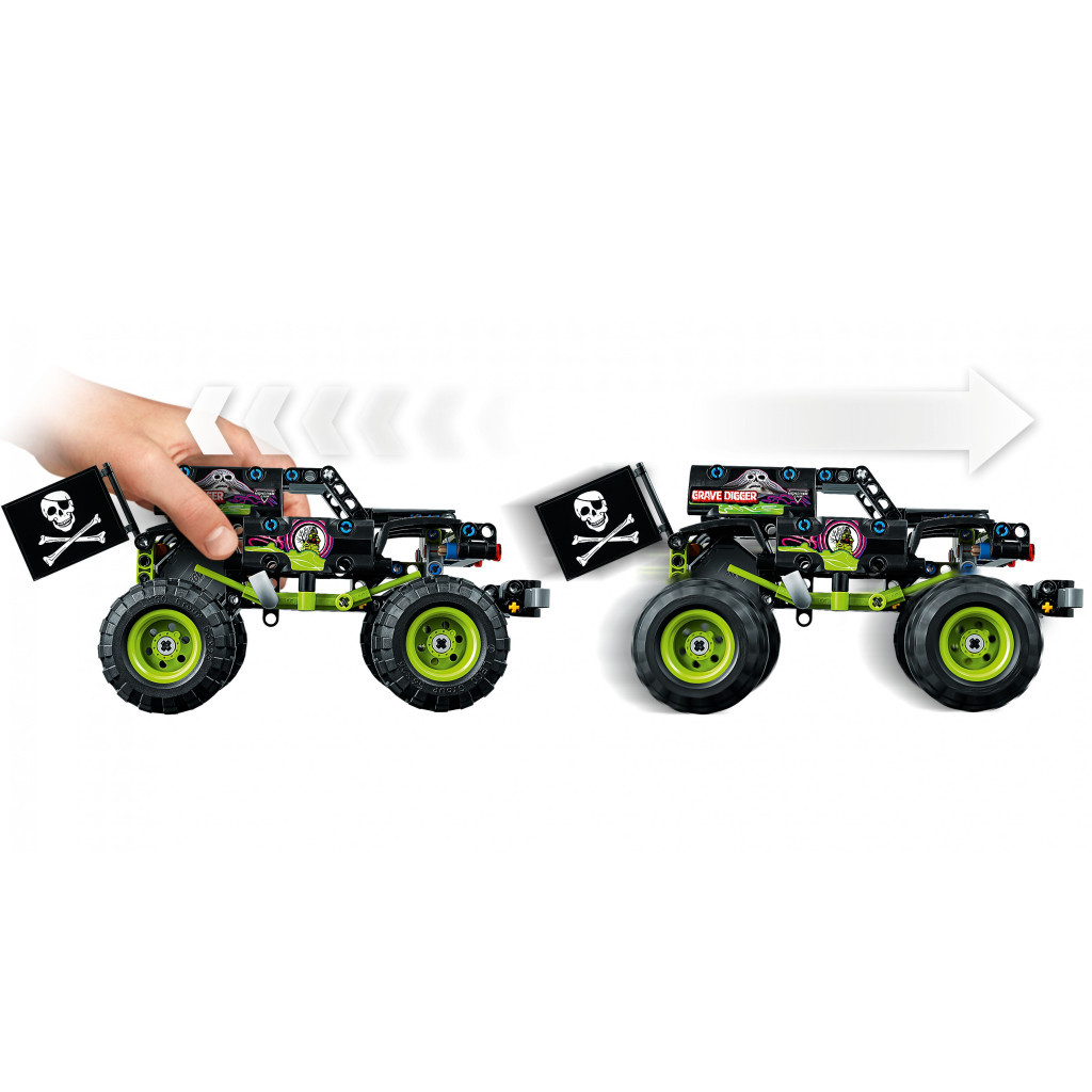 Конструктор LEGO Technic Monster Jam Grave Digger 212 деталей (42118) - зображення 6