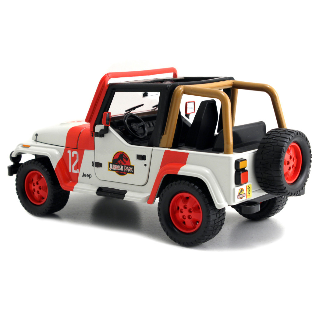 Машина Jada металева Парк Юрського періоду Джип Вранглер 1992 1:24 (253253005) - зображення 7