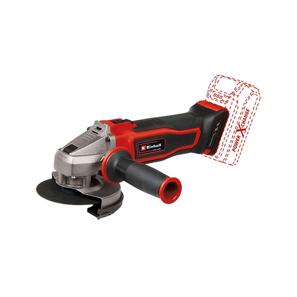 Шліфувальна машина Einhell TE-AG 18/115 Q Li - Solo PXC 115 мм, 18В, 8500 об/хв (без АКБ та ЗП) (4431165) - зображення 1