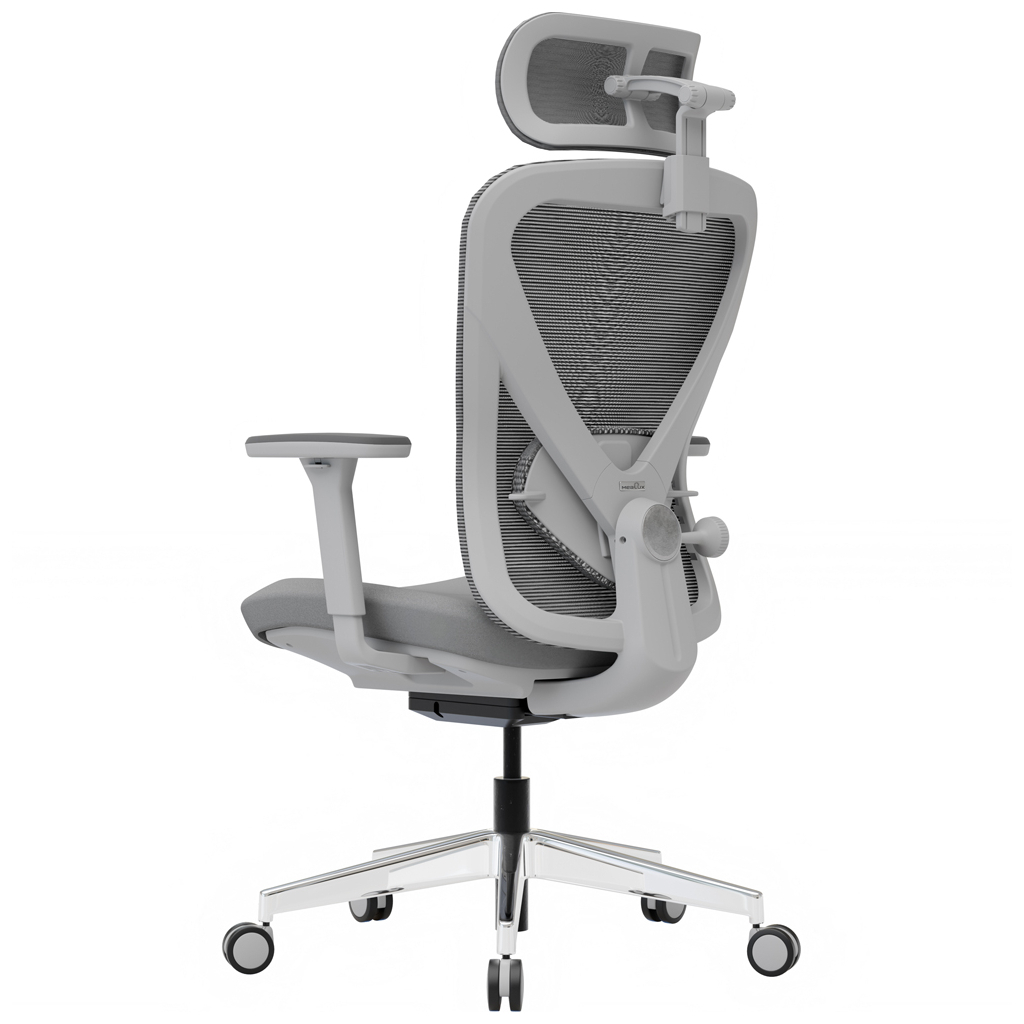 Офісне крісло Mealux Q1 Air Fabric Grey (HF-Q1 F/G) - зображення 2