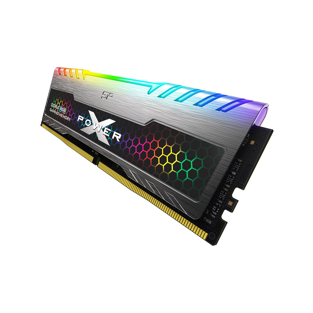 Модуль пам'яті для комп'ютера DDR4 16GB 3200 MHz XPOWER Turbine RGB Silicon Power (SP016GXLZU320BSB) - зображення 2