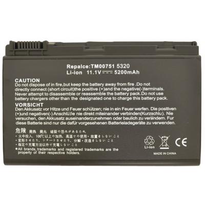Акумулятор до ноутбука AlSoft Acer TM00741 5200mAh 6cell 11.1V Li-ion (A41015) - зображення 1
