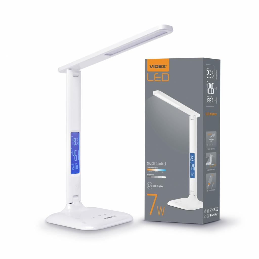 Настільна лампа Videx LED 7W 3000-5500K 220V (VL-TF05W) - зображення 8
