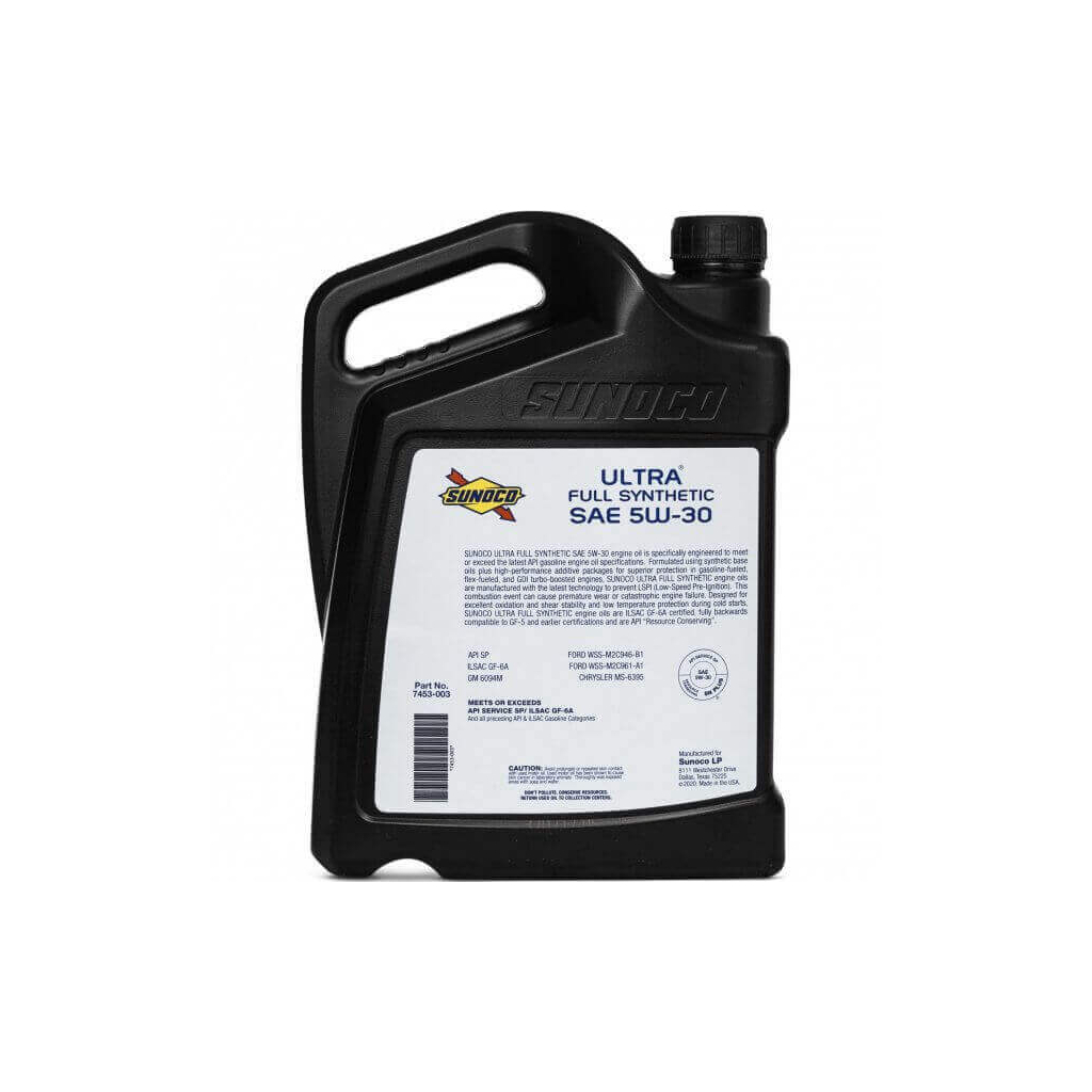 Моторна олива Sunoco ULTRA FULL SYNTHETIC DEXOS1 5W-30 3,78л - зображення 2