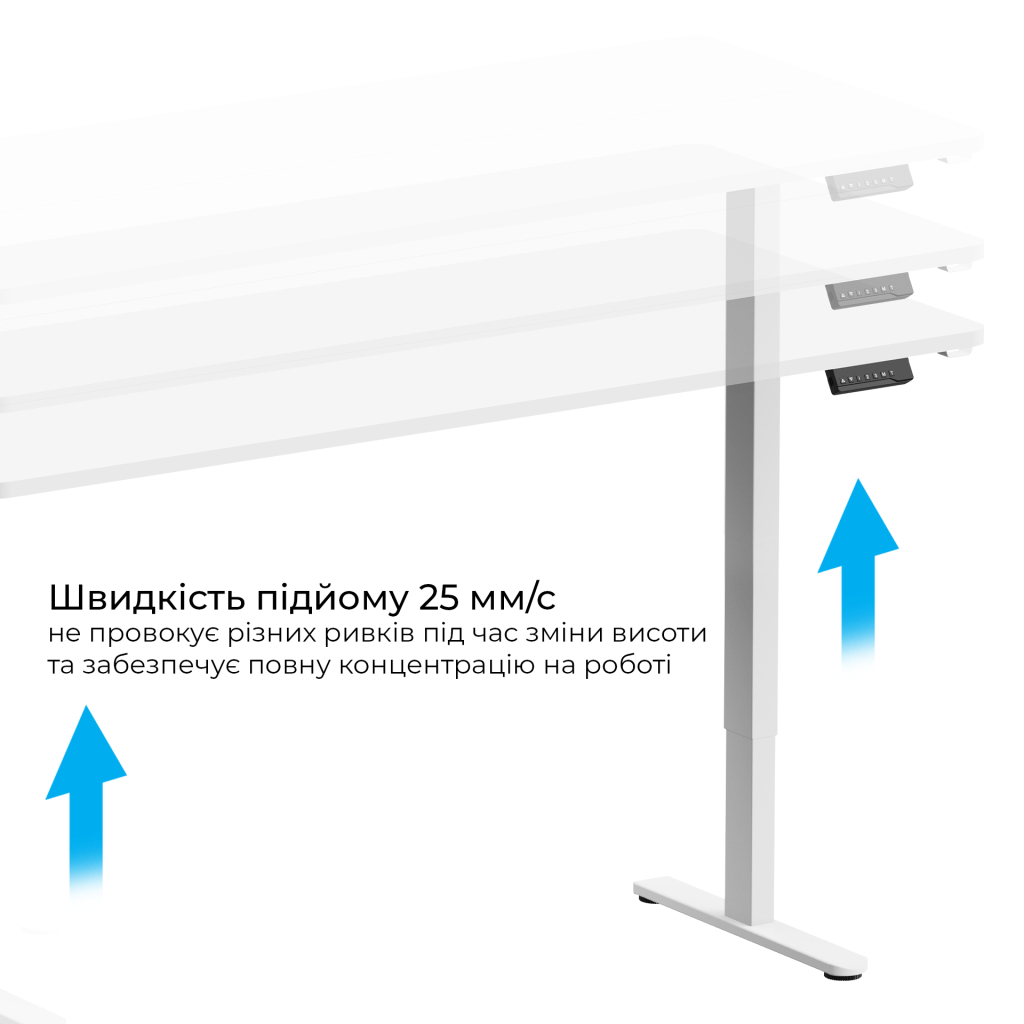 Комп'ютерний стіл OfficePro ODE1880W White (ODE1880W) - зображення 5