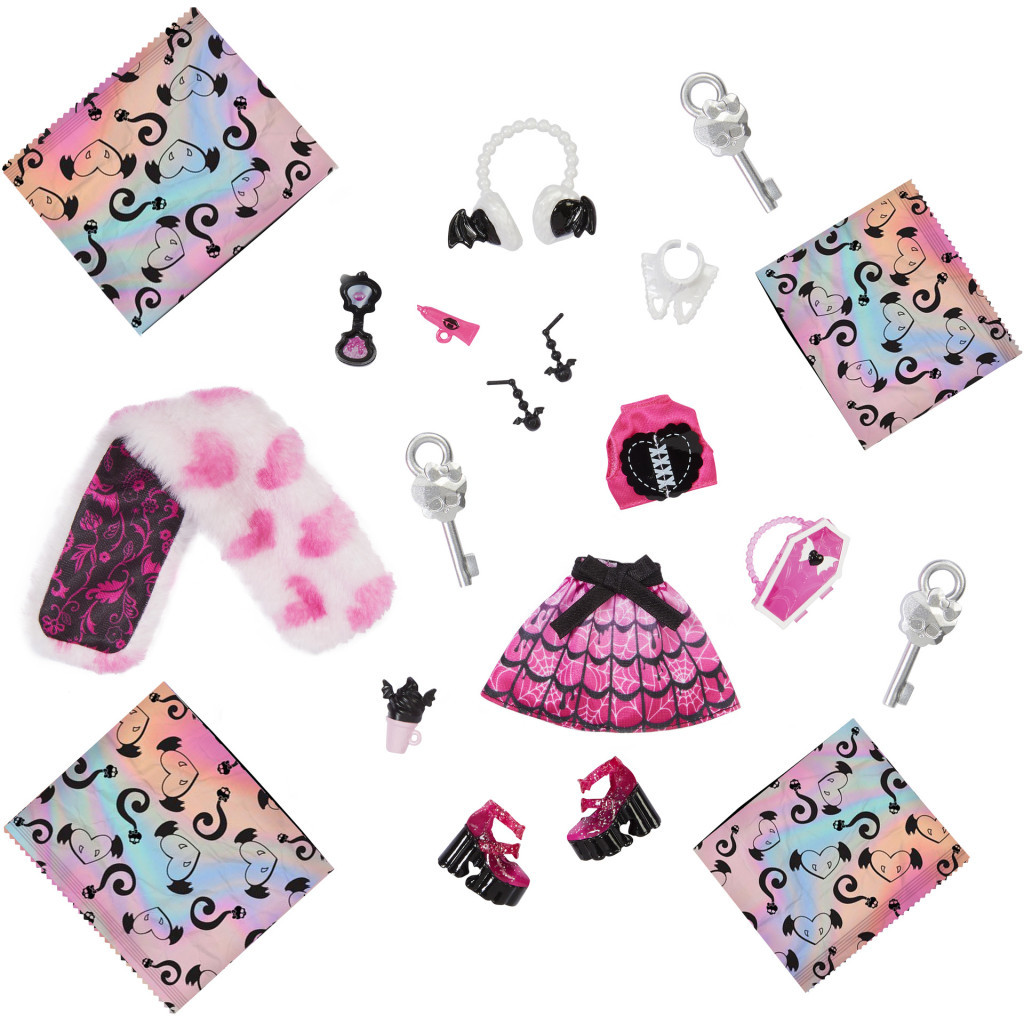 Лялька Monster High Відпадний стиль Жахо-секрети Дракулори (HNF73) - зображення 7