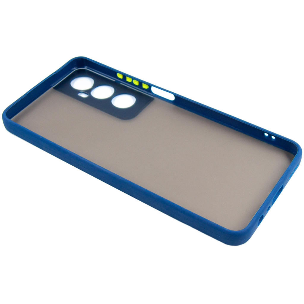 Чохол до мобільного телефона Dengos Matte Realme C65 (Blue) (DG-TPU-MATT-144) - зображення 4