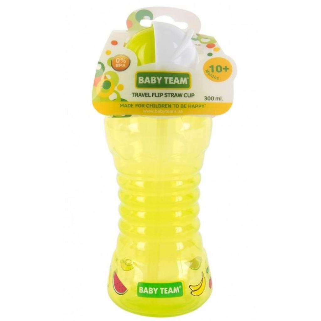 Поїльник-непроливайка Baby Team 300 мл зелений (5005_зелений) - зображення 2
