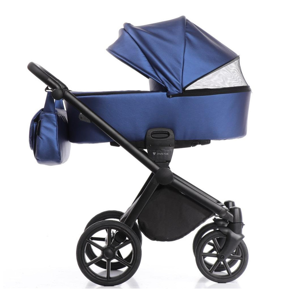 Коляска Invictus 2 в 1 V-Dream Lux Blue Black (71405) - зображення 5