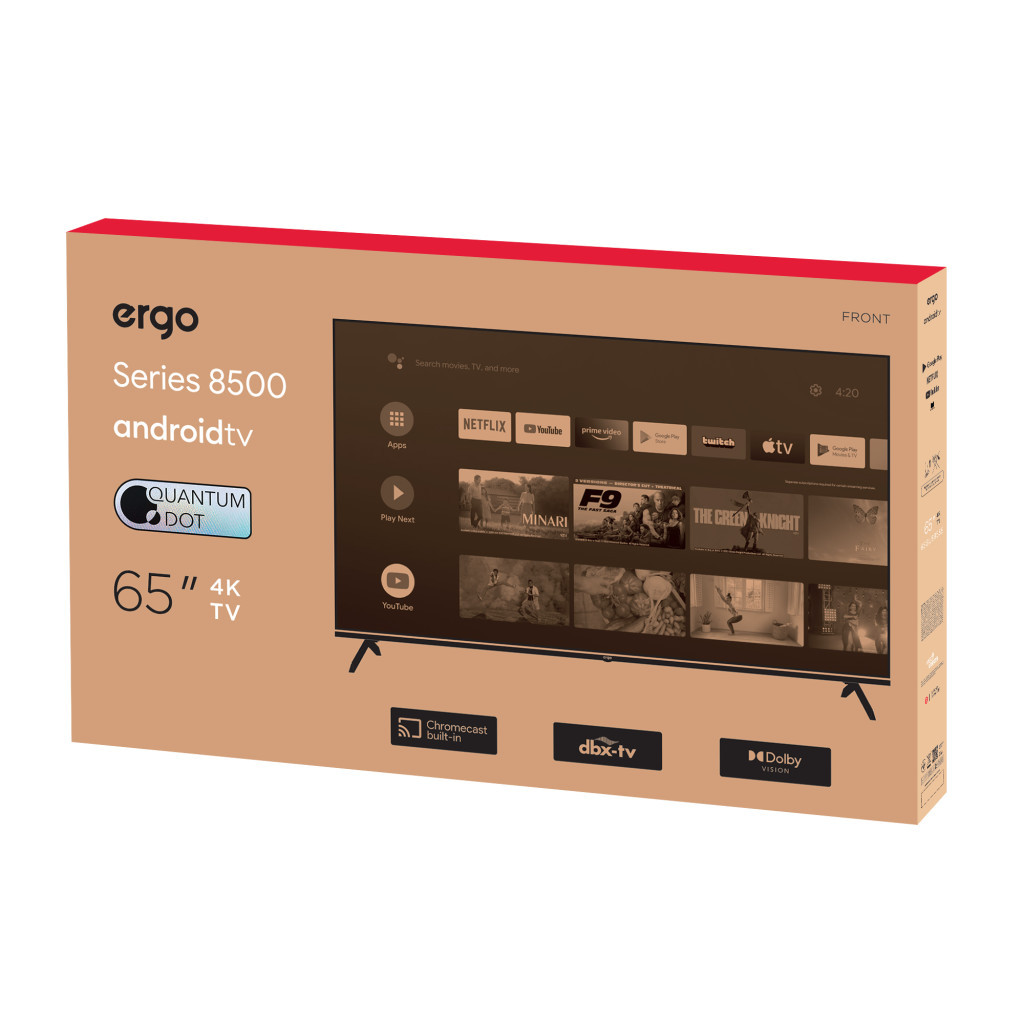 Телевізор Ergo 65GUS8555 - зображення 4