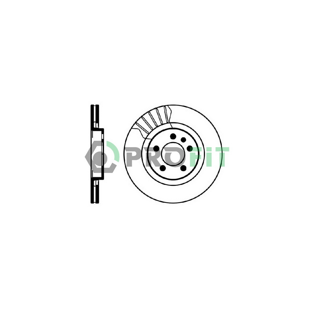 Гальмівний диск Profit 5010-0928 - зображення 1