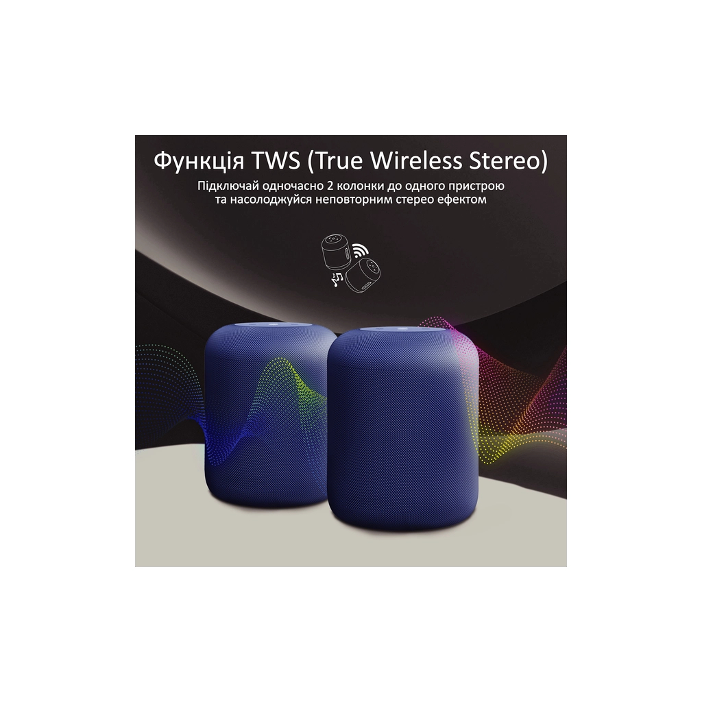 Акустична система Promate Boom-10 Blue (boom-10.blue) - зображення 5