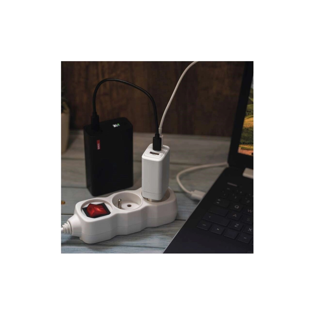 Зарядний пристрій EMOS V05G65 1xUSB-A + 2xUSB-C PD65W GaN (V05G65) - зображення 8