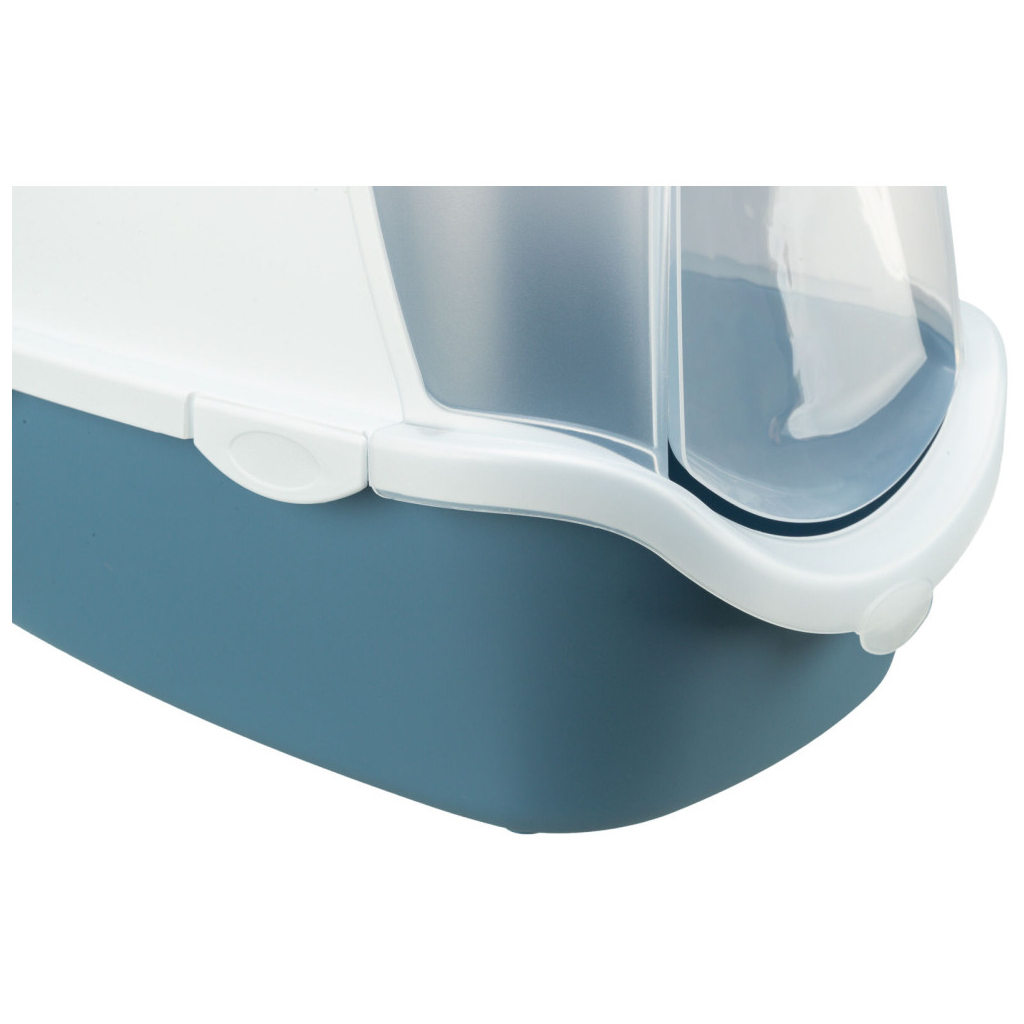 Туалет для котів Trixie Vico з напівпрозорим верхом 40х40х56 см блакитно-білий (4011905403410) - изображение 5