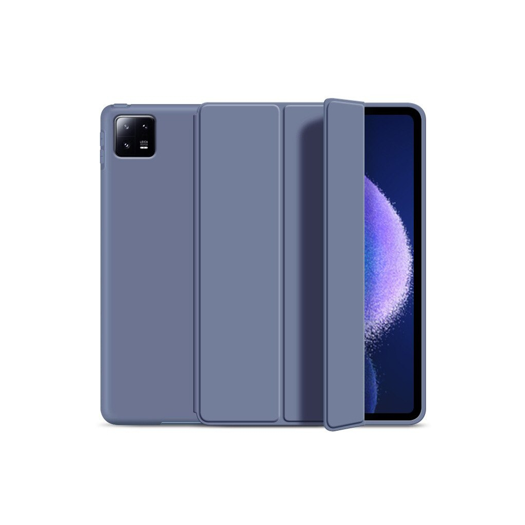 Чохол до планшета BeCover Tri Fold Soft TPU Silicone Xiaomi Mi Pad 6 / 6 Pro 11" Purple (709675) - зображення 2