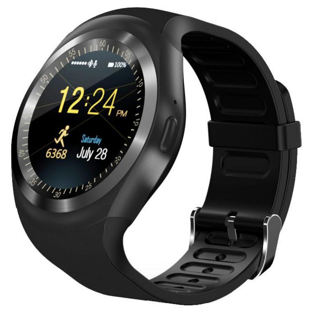 Смарт-годинник UWatch Y1 Black (F_75229) - зображення 1