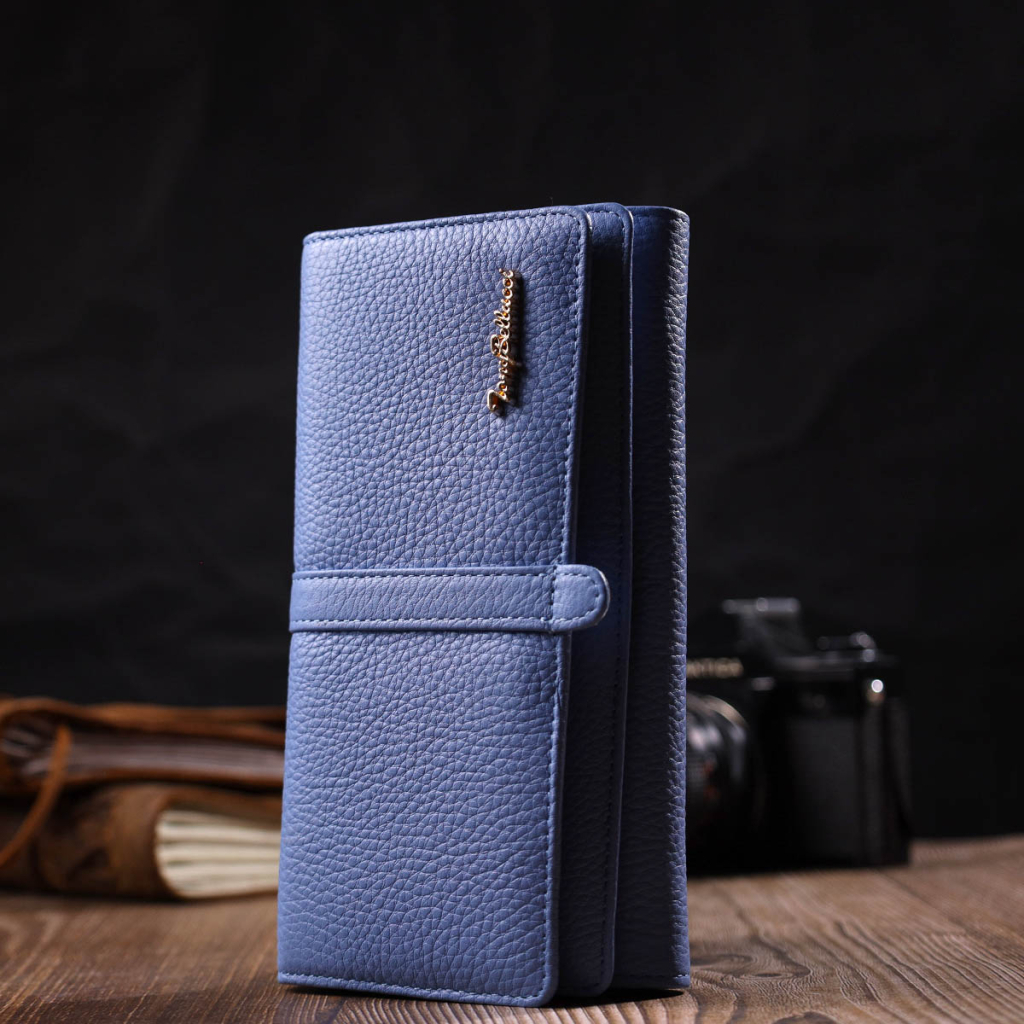 Гаманець Tony Bellucci З натуральної шкіри Блакитний (21962) - зображення 8