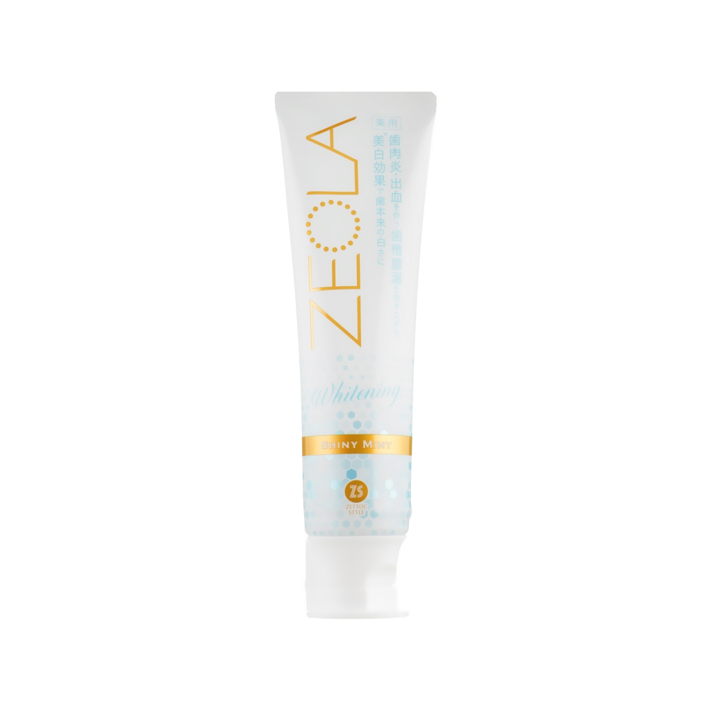 Зубна паста Zettoc Zeola White Shiny Mint Сяюча м'ята 95 г (4582118954360) - зображення 1
