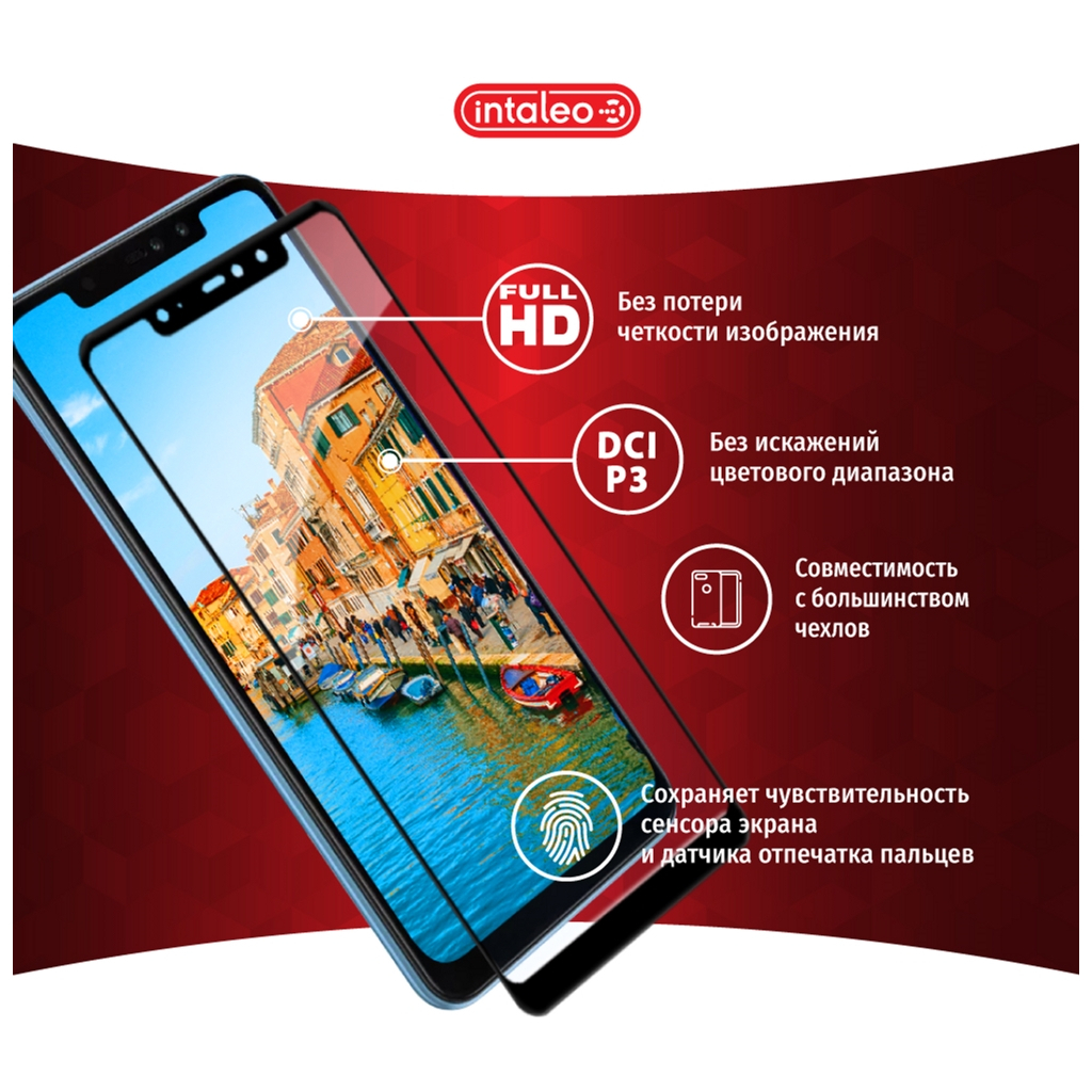 Скло захисне Intaleo Full Glue Samsung M01 core (1283126505034) - зображення 3