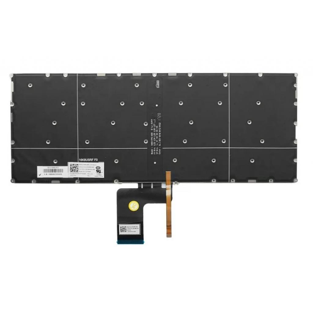 Клавіатура ноутбука Lenovo IdeaPad 320-13/13IKB сіра з підсвіткою UA (A46115) - зображення 2