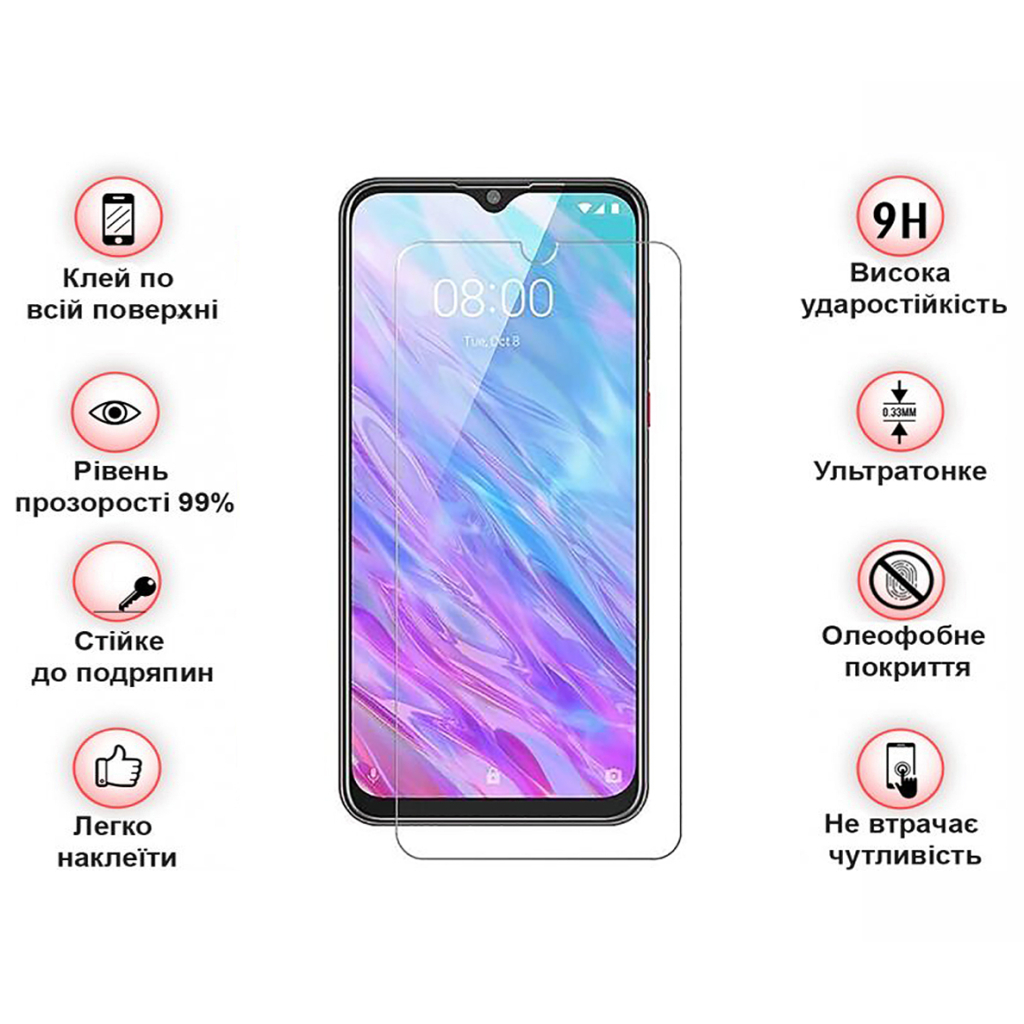 Скло захисне BeCover ZTE Blade L220 3D Crystal Clear Glass (709759) - зображення 4