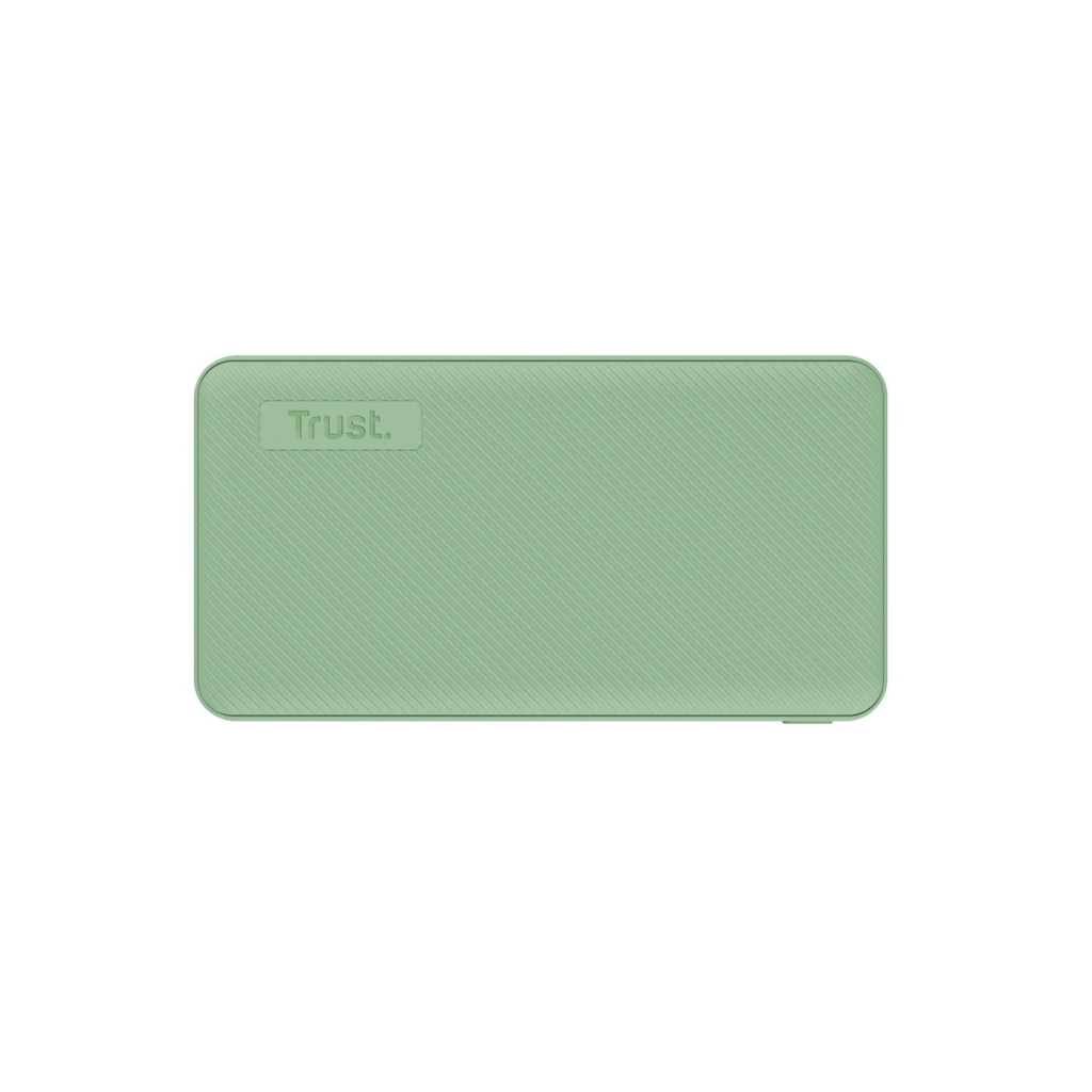 Батарея універсальна Trust 10000mAh Primo ECO, 2хUSB-A/USB-C, 15W, green (25029_TRUST) - зображення 3