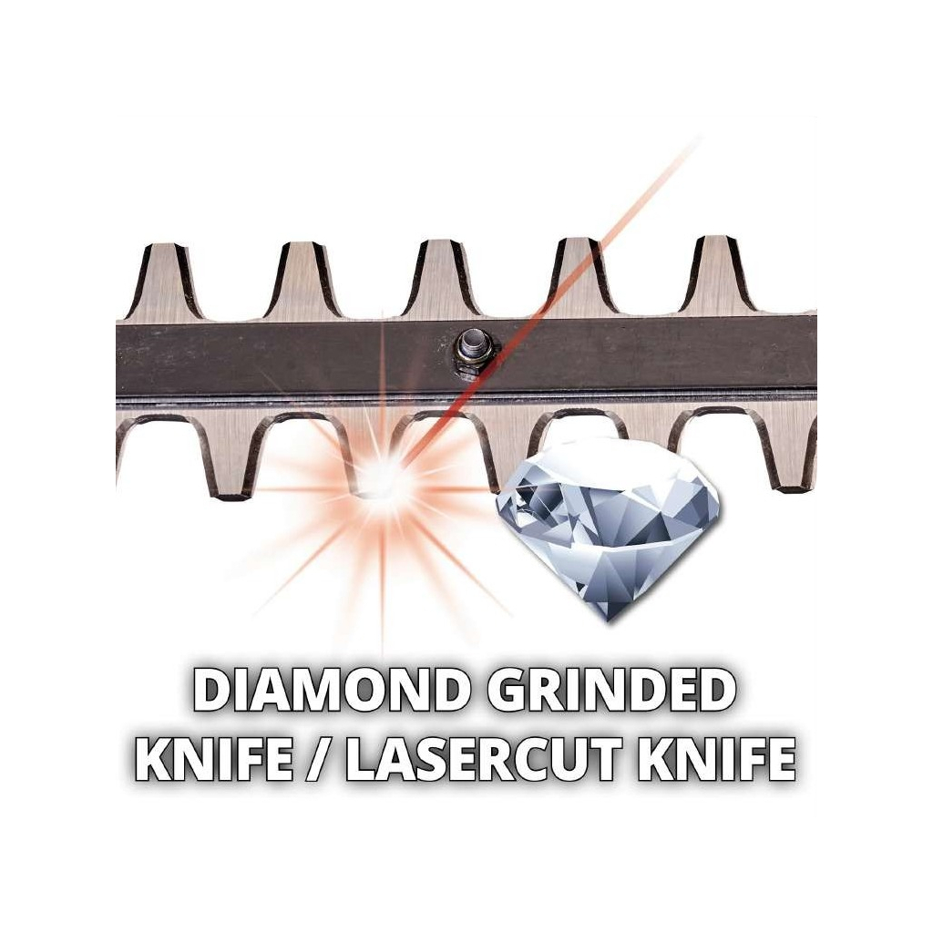 Кущоріз Einhell телескопічний GC-HH 9046, 900Вт, 460мм, крок 20мм, штанга 1.97-2.6м (3403880) - зображення 9