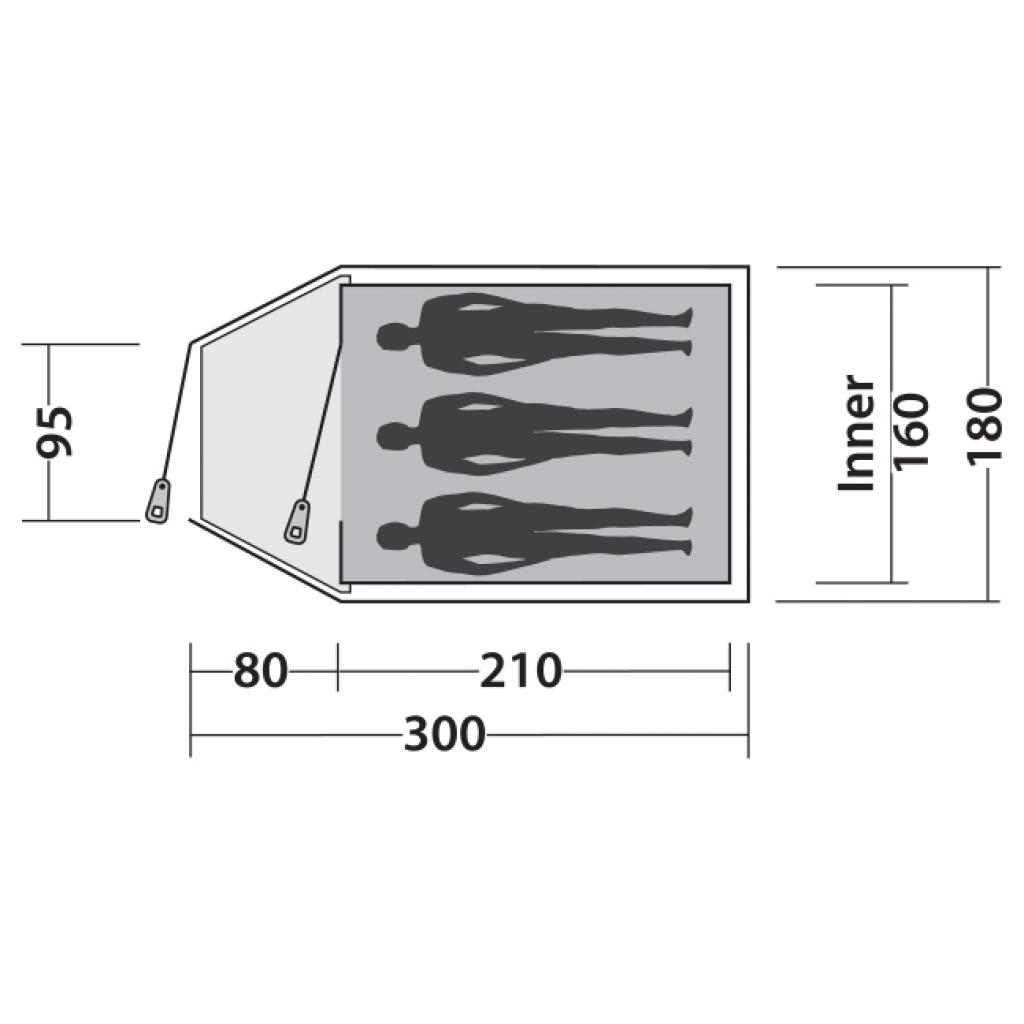 Намет Easy Camp Quasar 300 Gold Red (928304) - зображення 3