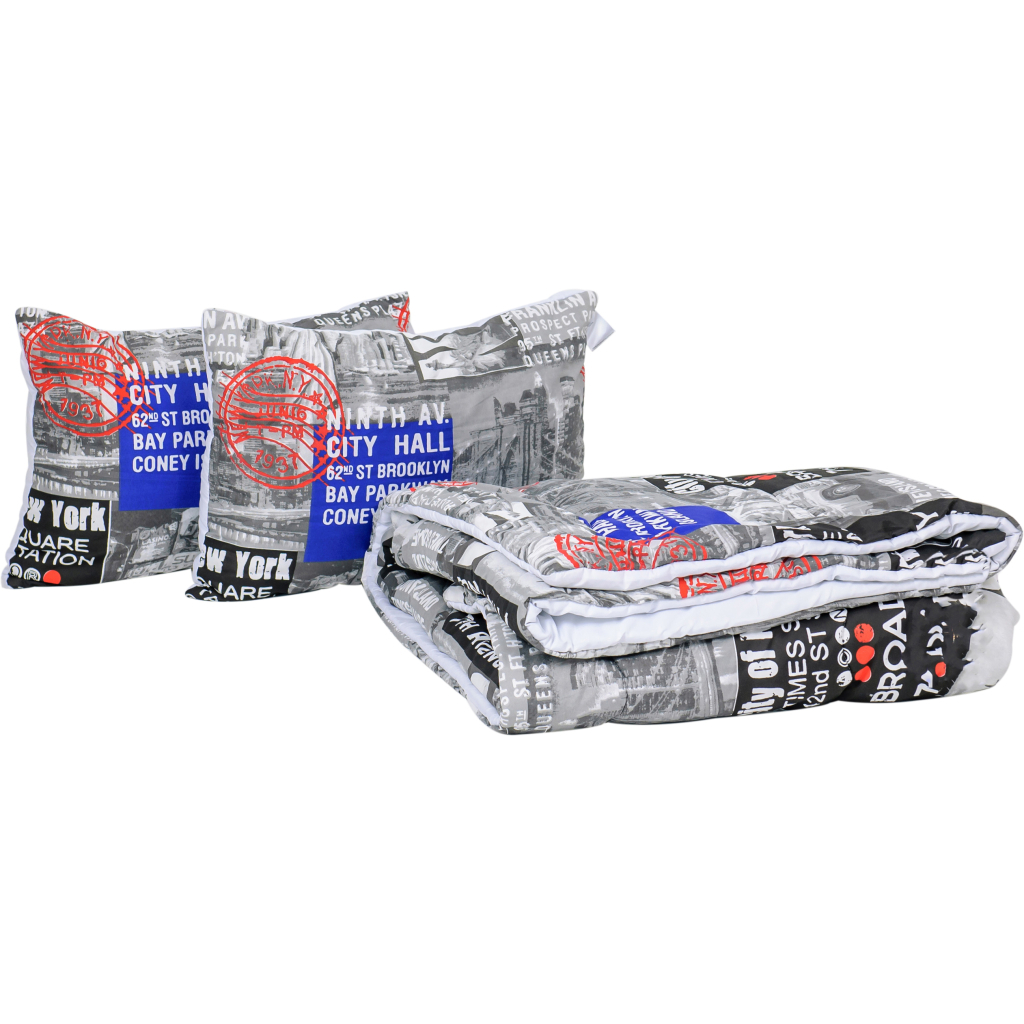 Ковдра MirSon Набір бавовняний Зима №3669 Print Line Beatrice 220х240 (2200004843148) - зображення 1