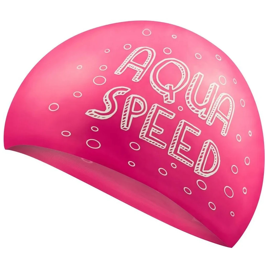 Шапка для плавання Aqua Speed Kiddie 142-Unicorn 6880 рожевий Діт OSFM (5908217668806) - зображення 2