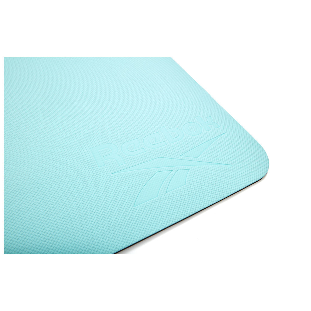 Килимок для йоги Reebok Double Sided Yoga Mat синій RAYG-11042BL (885652020824) - зображення 11