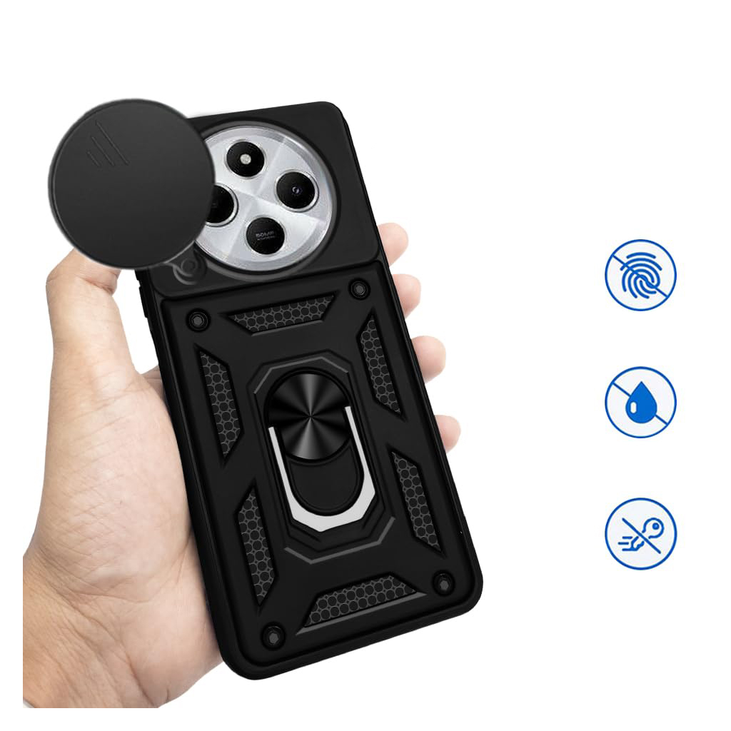 Чохол до мобільного телефона BeCover Military Xiaomi Redmi A4 5G Black (712875) - зображення 3