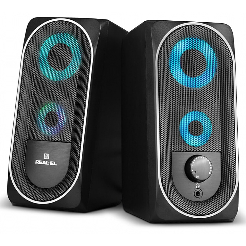 Акустична система REAL-EL S-110 USB Black - зображення 7