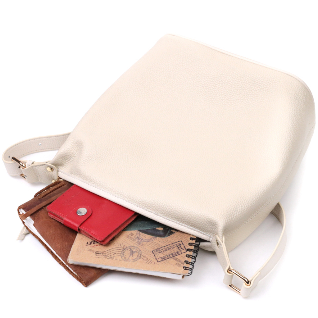 Сумка Vintage З натуральної шкіри Біла (22307) - зображення 7