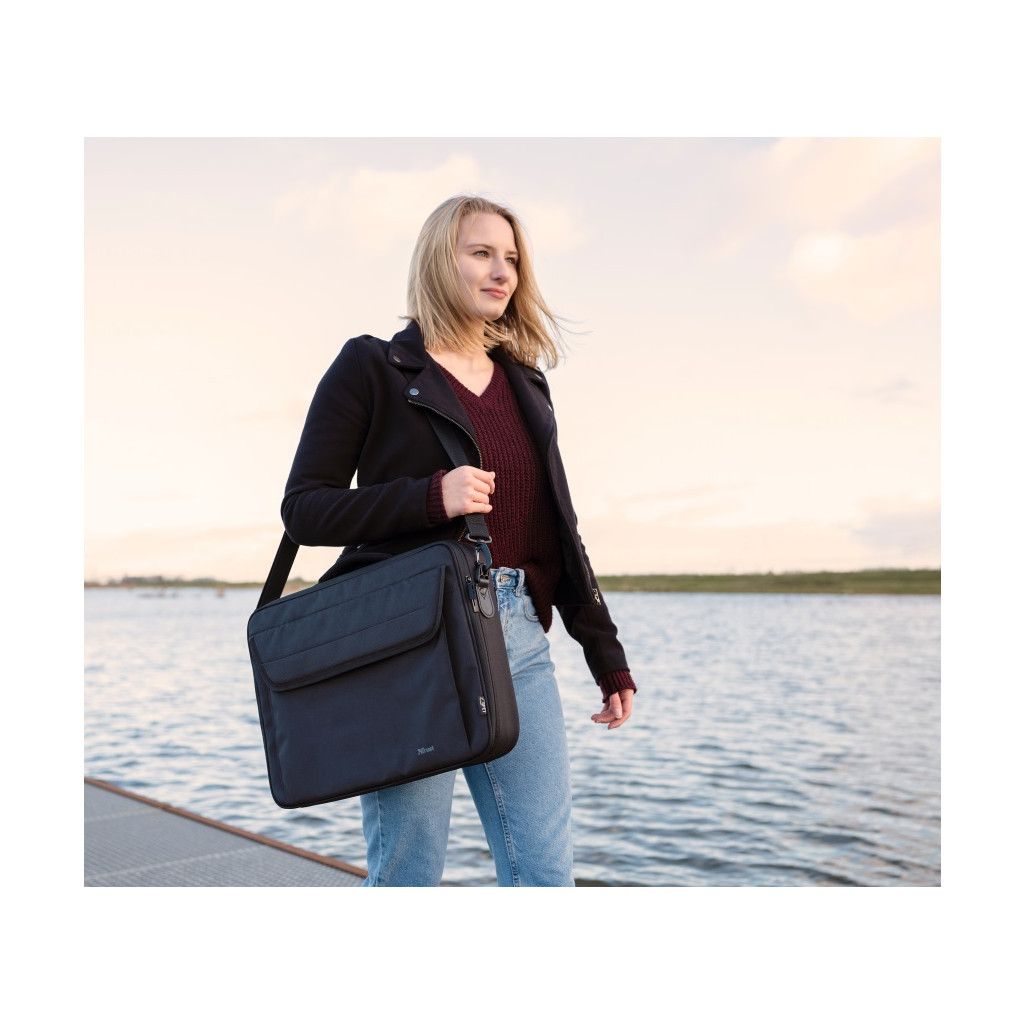 Сумка для ноутбука Trust 17.3" Atlanta ECO Black (24190) - зображення 2