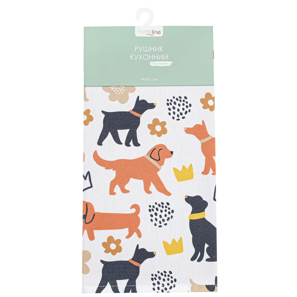 Рушник Home Line кухонний Dogs 40x60 см (182817) - изображение 1