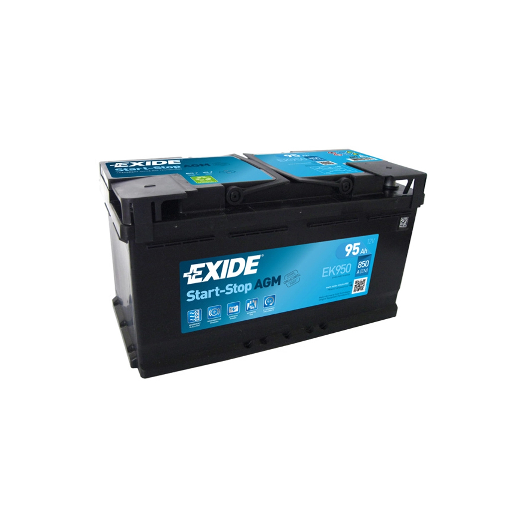 Акумулятор автомобільний EXIDE START-STOP AGM 95A (EK950) - зображення 2