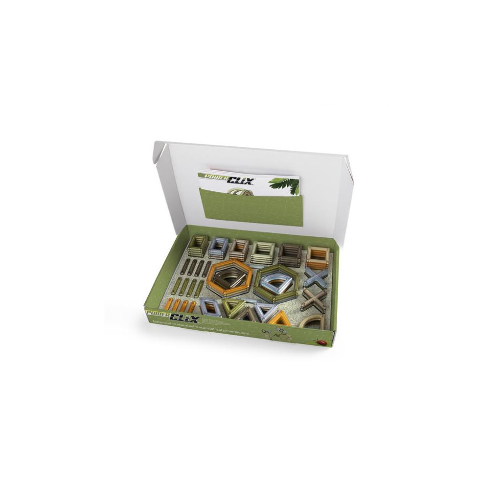 Конструктор Guidecraft PowerClix Frames Natural 74 деталі (G9204) - изображение 2