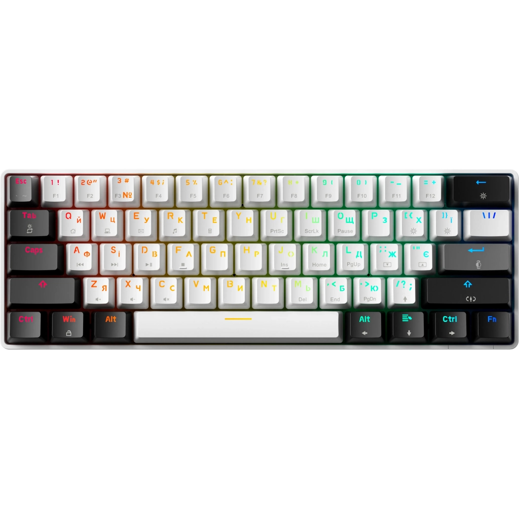 Клавіатура GamePro Genesis Infinity MK130BW Outemu Swithes USB White (MK130BW) - зображення 2