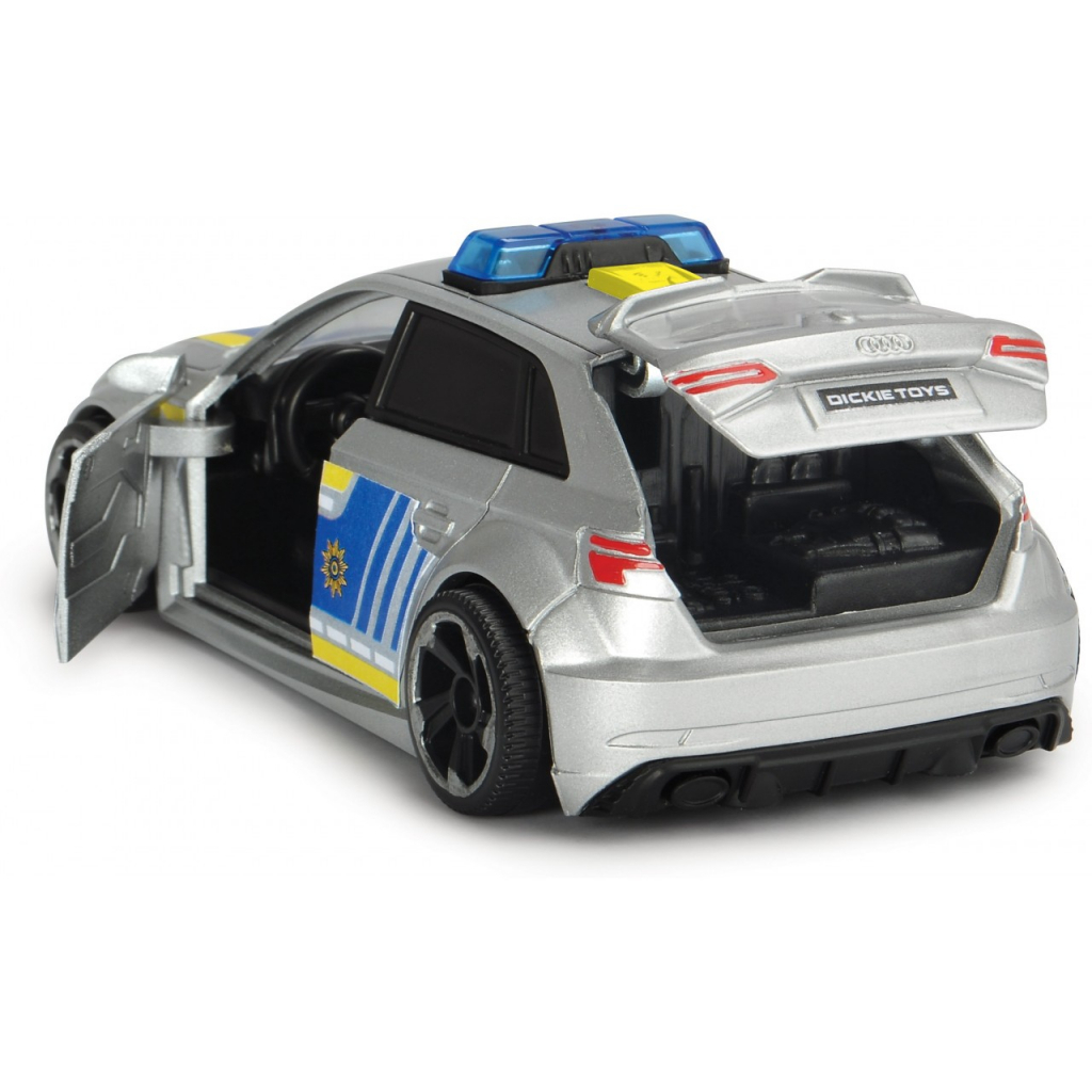 Машина Dickie Toys SOS Поліція Audi зі світловими та звуковими ефектами 15 см (3713011) - зображення 2