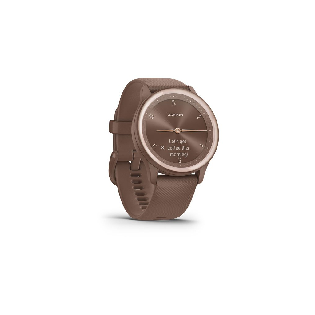 Смарт-годинник Garmin vivomove Sport, Cocoa, Silicone (010-02566-02) - зображення 3