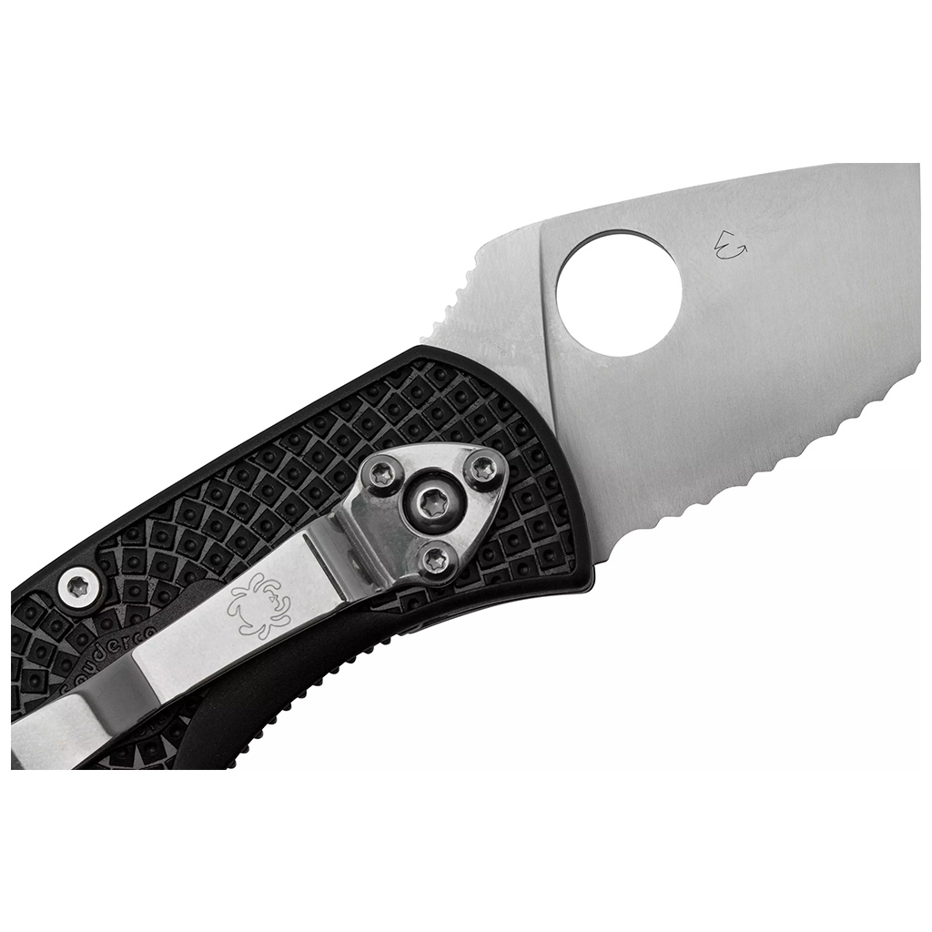 Ніж Spyderco Ambitious Serrated Black (C148SBK) - зображення 5
