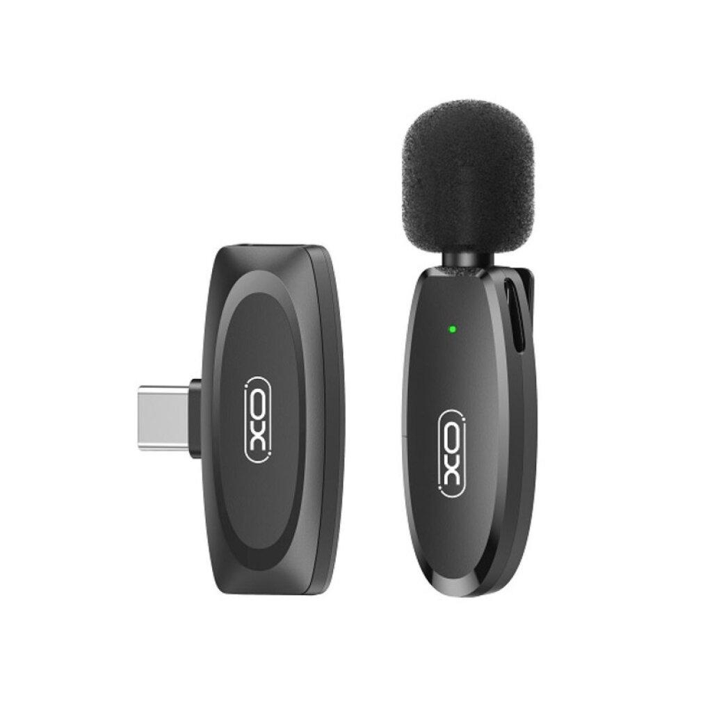 Мікрофон XO MKF08A з придушенням шуму Type-C Black (XO-MKF08A-TC) - зображення 1