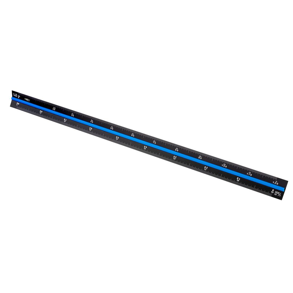 Лінійка будівельна Neo Tools трикутна, алюміній, 30 см (72-205) - зображення 6