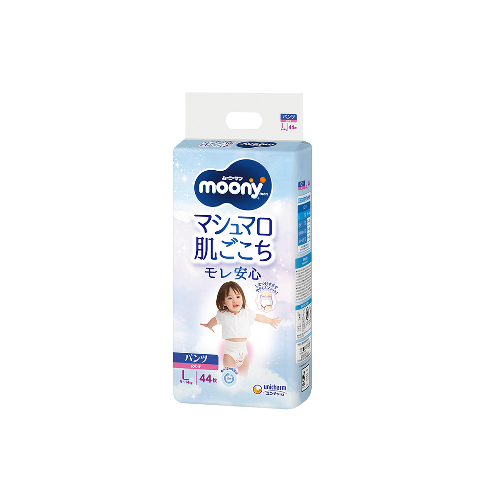 Підгузки Moony трусики для дівчаток L 9-14 кг 44 шт. (4903111206438) - зображення 1